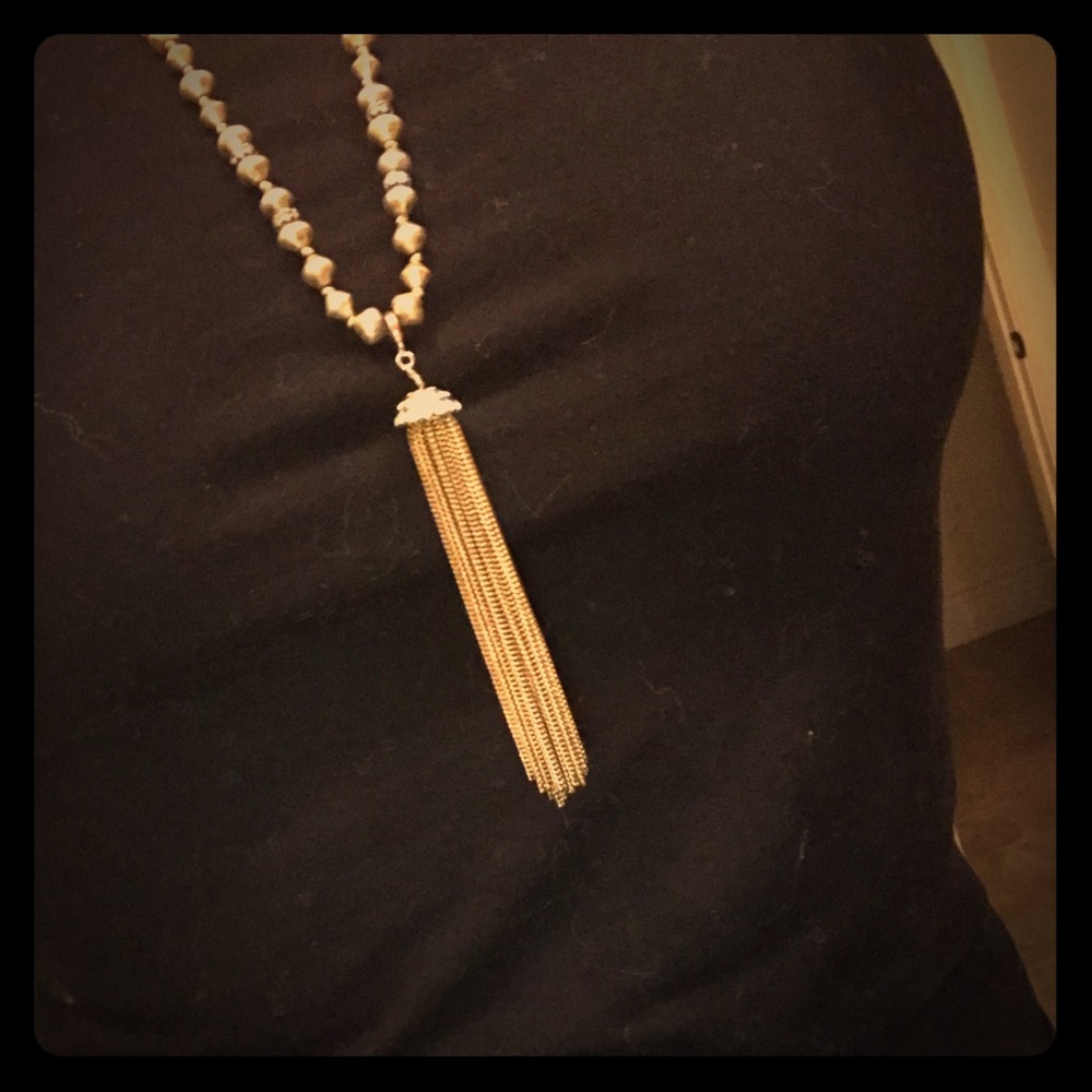 Stella & Dot Milana tassel necklace